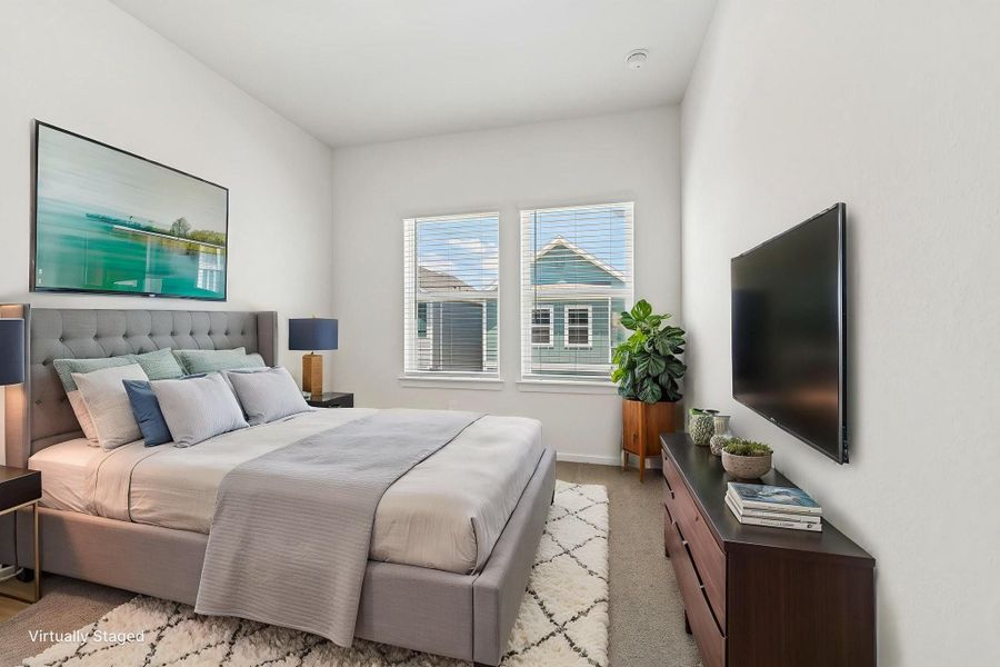 Furnished interior view inside a new home in Kemah Crossing - City Series, Kemah (Image 15).