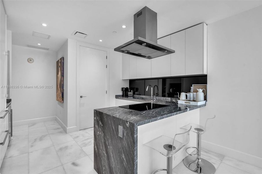 Furnished interior view inside a new home in , Miami (Image 8).