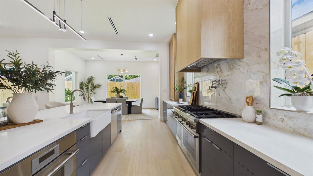 Furnished interior view inside a new home in , Houston (Image 6).
