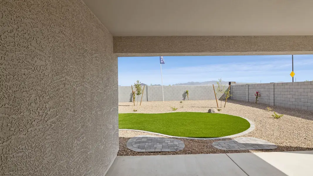 Exterior details and patio area of a home in Remington, Buckeye (Image 3).
