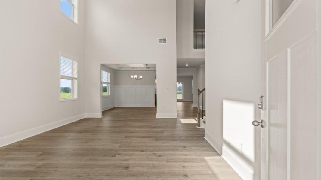 Spacious, unfurnished interior of a new home in Hamptons at Riverwood East, Dallas (Image 10).