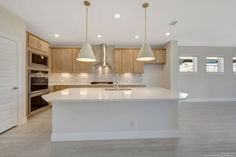 Furnished interior view inside a new home in Davis Ranch 50', San Antonio (Image 7).