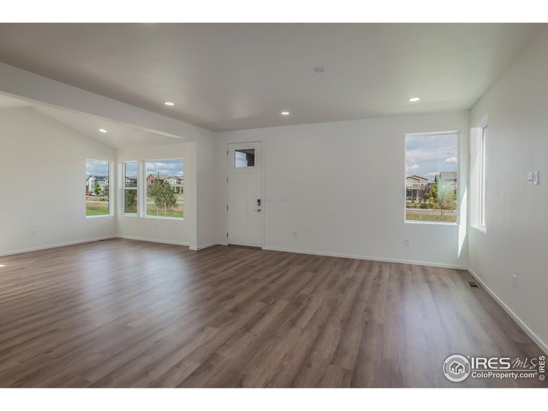 LIVING ROOM AND DINING