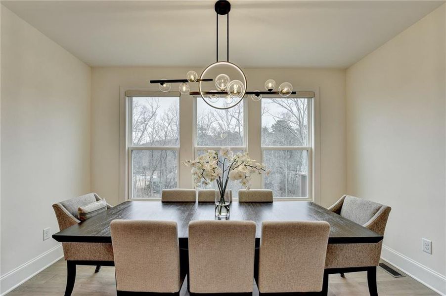 Furnished interior view inside a new home in , Woodstock (Image 49).