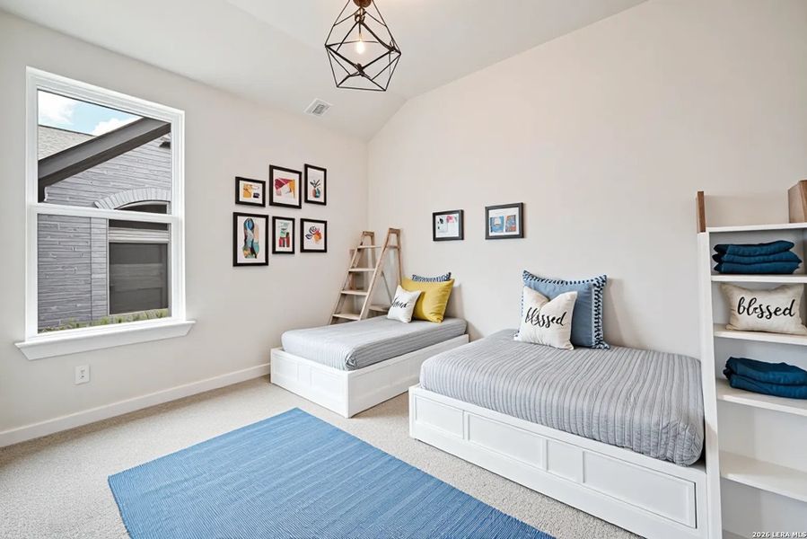 Furnished interior view inside a new home in Meyer Ranch, New Braunfels (Image 9).