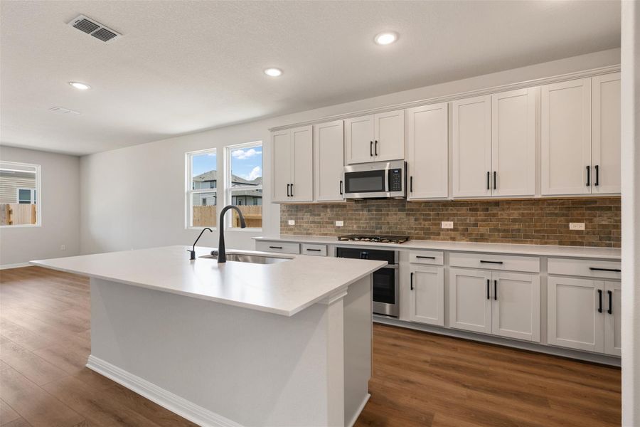 Furnished interior view inside a new home in Patterson Ranch, Georgetown (Image 7).