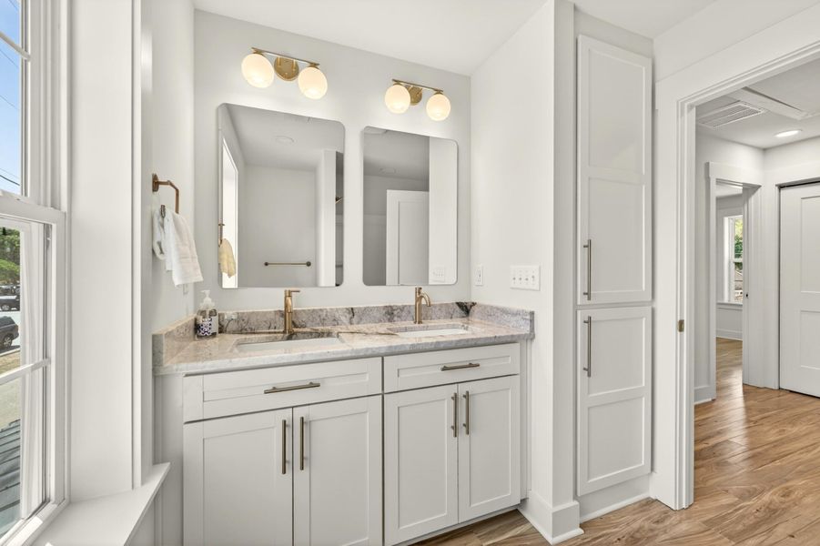 Furnished interior view inside a new home in , North Charleston (Image 18).