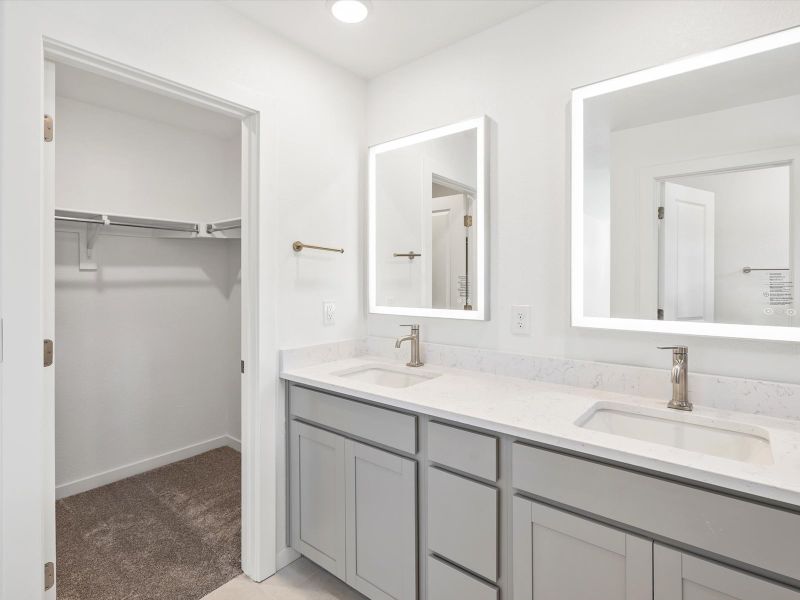 Representative furnished interior of a home built from the Willow by Lokal Homes in The Commons at Victory Ridge, Colorado Springs (Image 6).