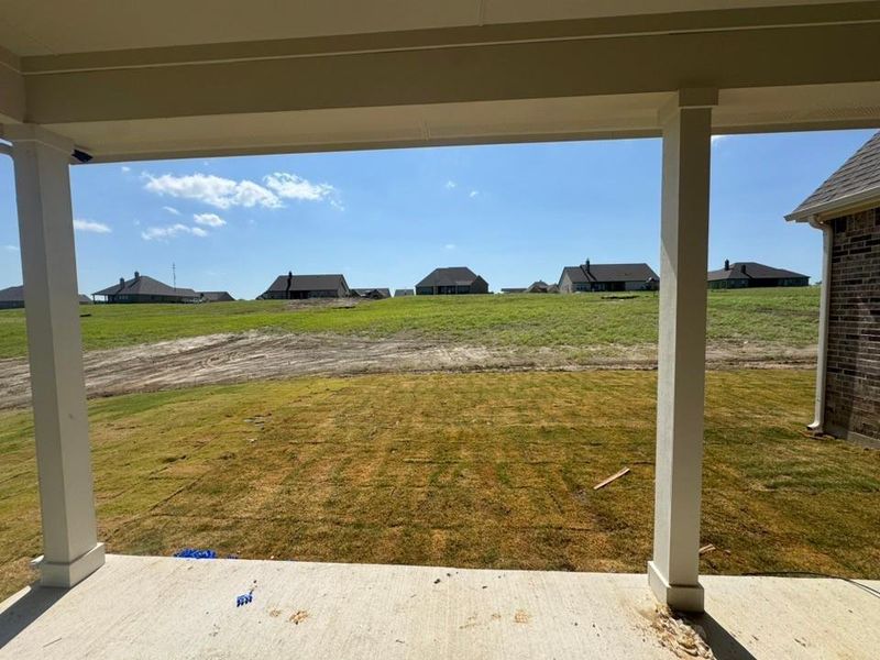 Exterior details and patio area of a home in Creekview Addition, Van Alstyne (Image 3). Exterior details and patio area of a home in Creekview Addition, Van Alstyne (Image 3).
