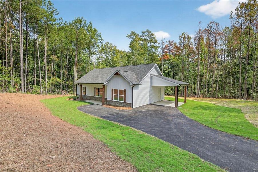 Front exterior of a new home in , Rockmart, GA, highlighting curb appeal (Image 28).