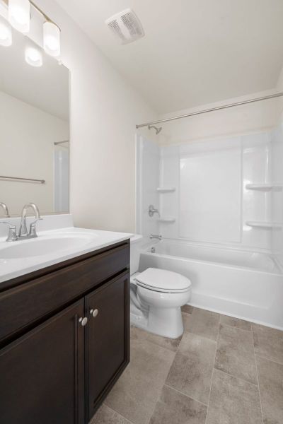 Furnished interior view inside a new home in Miller's Reserve, Winston-Salem (Image 17).