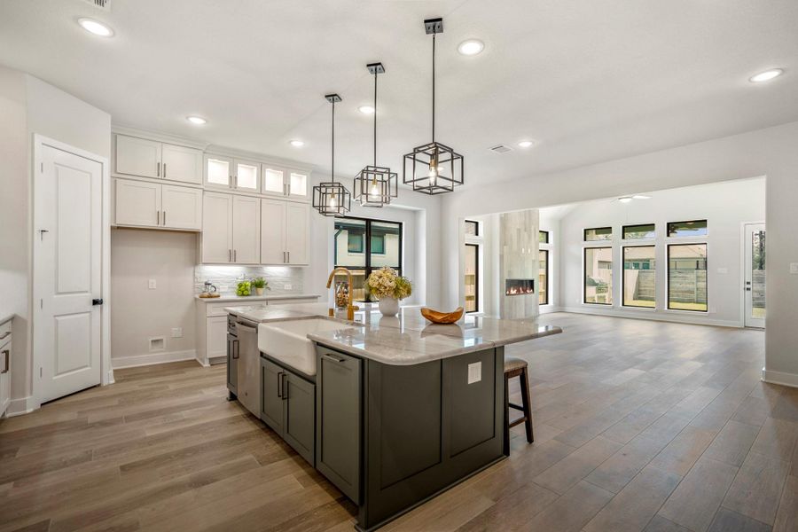 Furnished interior view inside a new home in ARTAVIA, Conroe (Image 11).