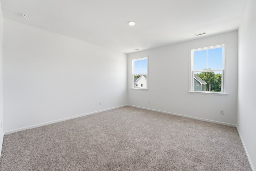 Representative unfurnished interior of a home built from the Blair by Brookfield Residential in Wendell Falls, Wendell (Image 19).