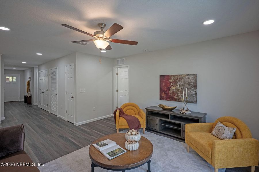 Furnished interior view inside a new home in , Jacksonville (Image 10).
