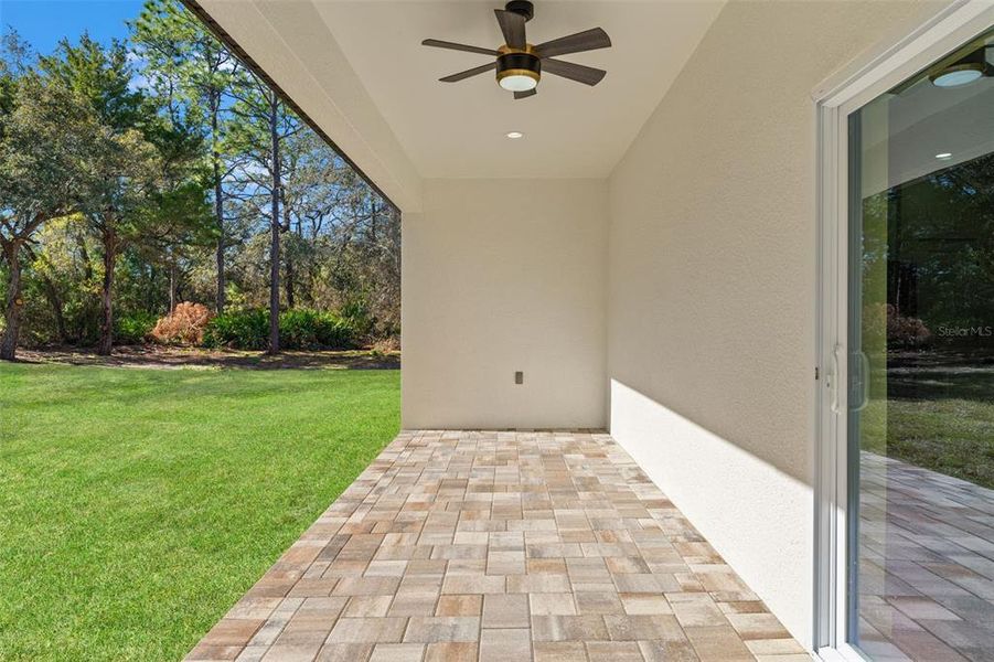 Exterior details and patio area of a home in , Brooksville (Image 28).