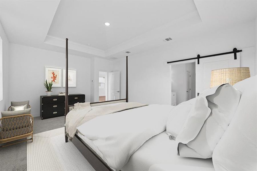 Furnished interior view inside a new home in Heritage Ranch, Sherman (Image 8).