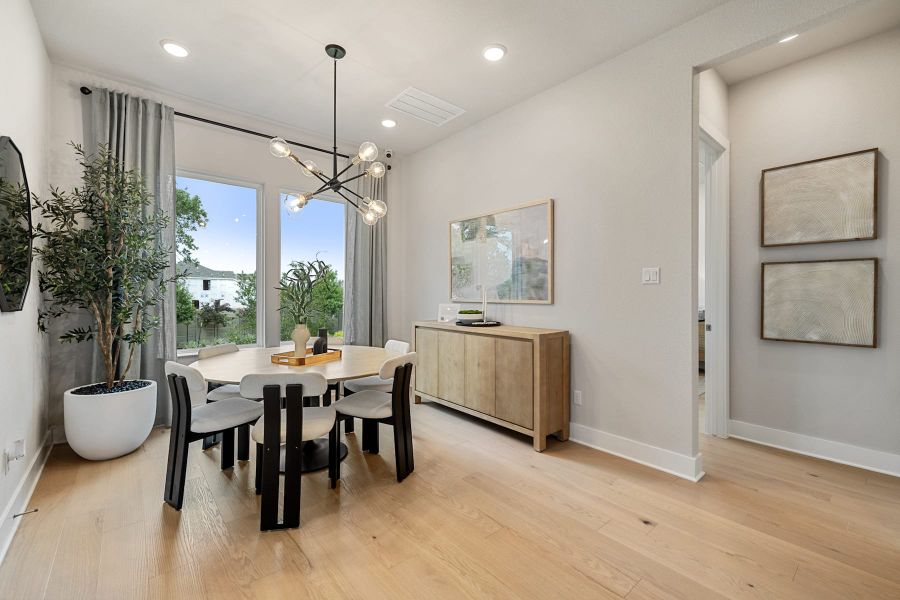 Furnished interior view inside a new home in Heritage, Dripping Springs (Image 15).