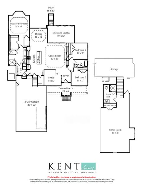 2D floor plan layout of this home in RiverSea Plantation, Bolivia, NC (Image 2).