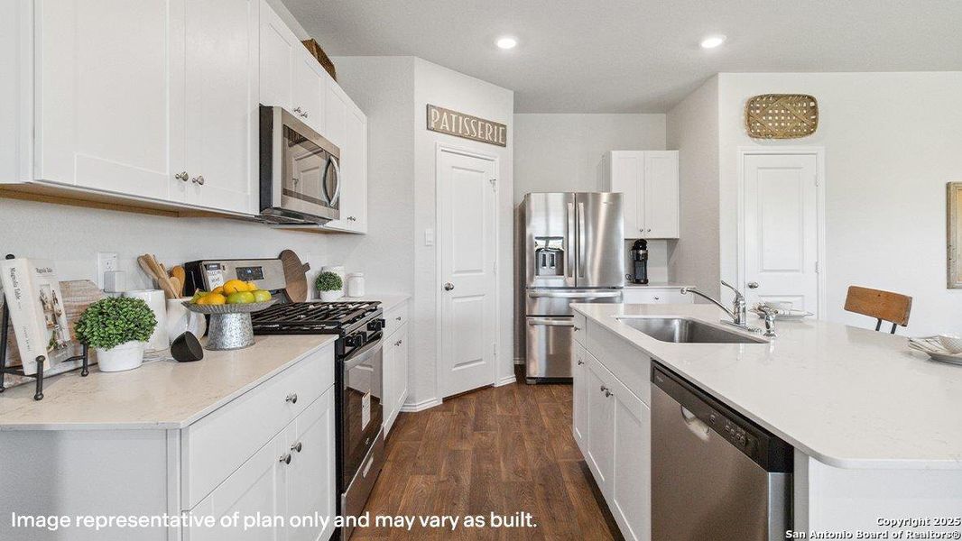 Furnished interior view inside a new home in Redbird Ranch, San Antonio (Image 11).