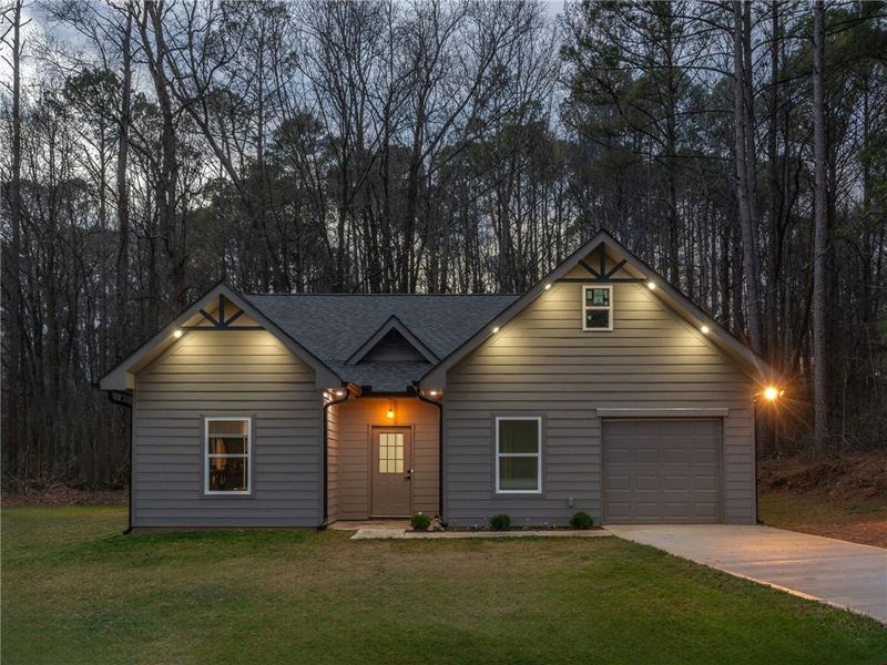 Front exterior of a new home in , Cartersville, GA, highlighting curb appeal (Image 25).