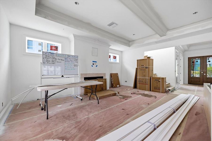 In-progress construction of a new home in , Tampa, FL (Image 16).
