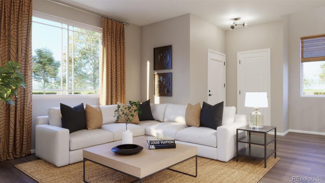 Furnished interior view inside a new home in Windler, Aurora (Image 3).
