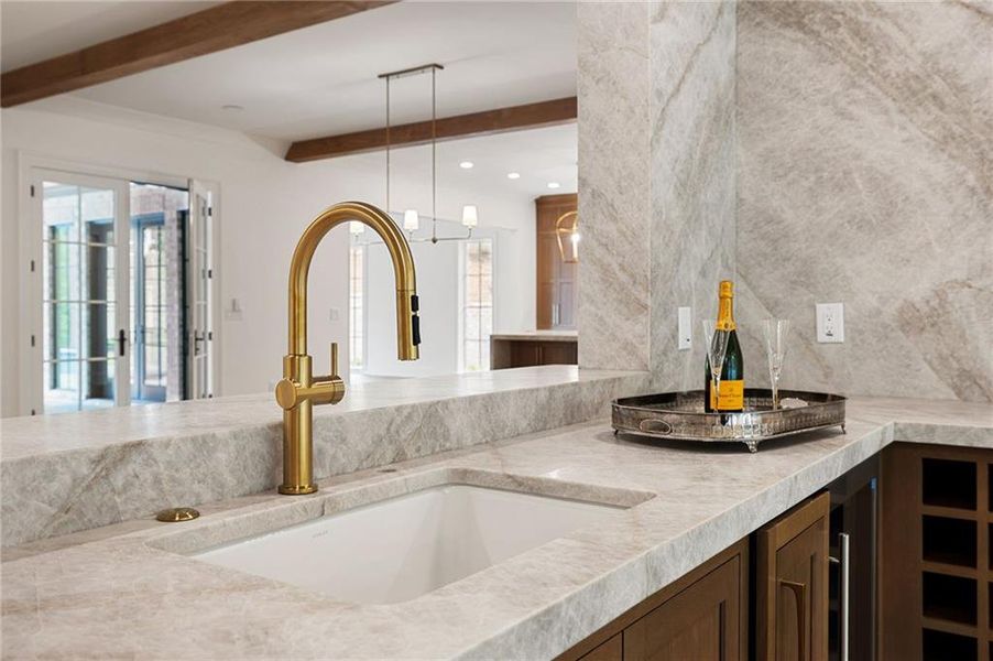 Close-up of interior finishes inside a home in , Atlanta (Image 20).