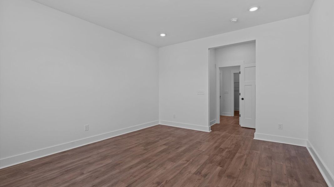 Accomplished design meets restful elegance in this exclusive primary suite by DRB Homes