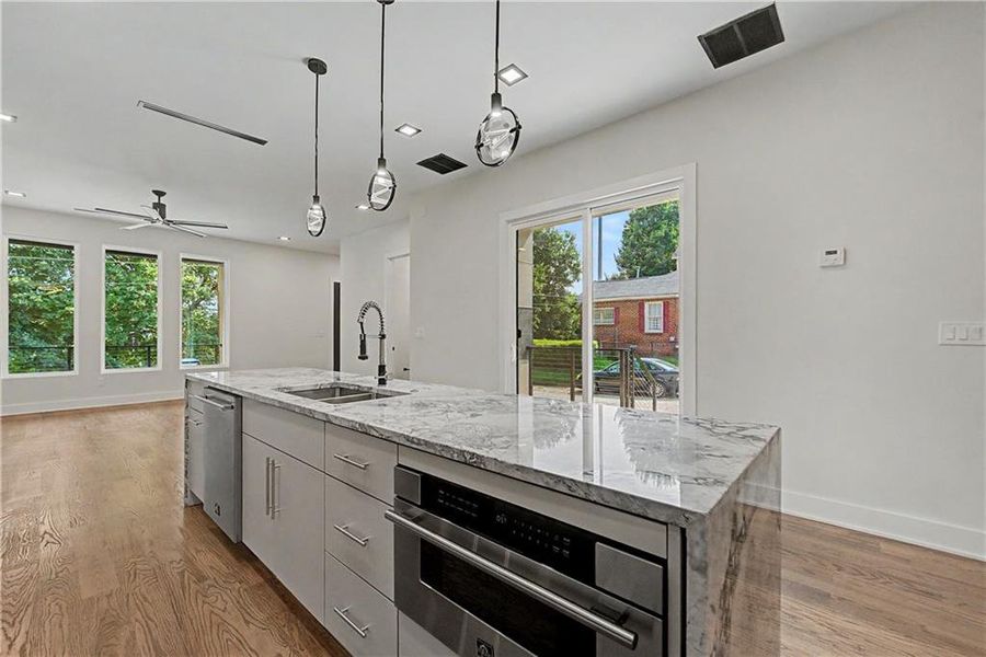 Furnished interior view inside a new home in , Atlanta (Image 4).