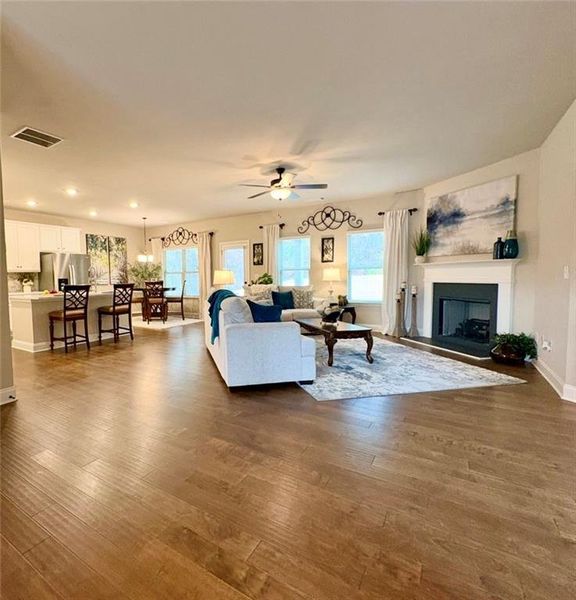 Furnished interior view inside a new home in , Grayson (Image 6).