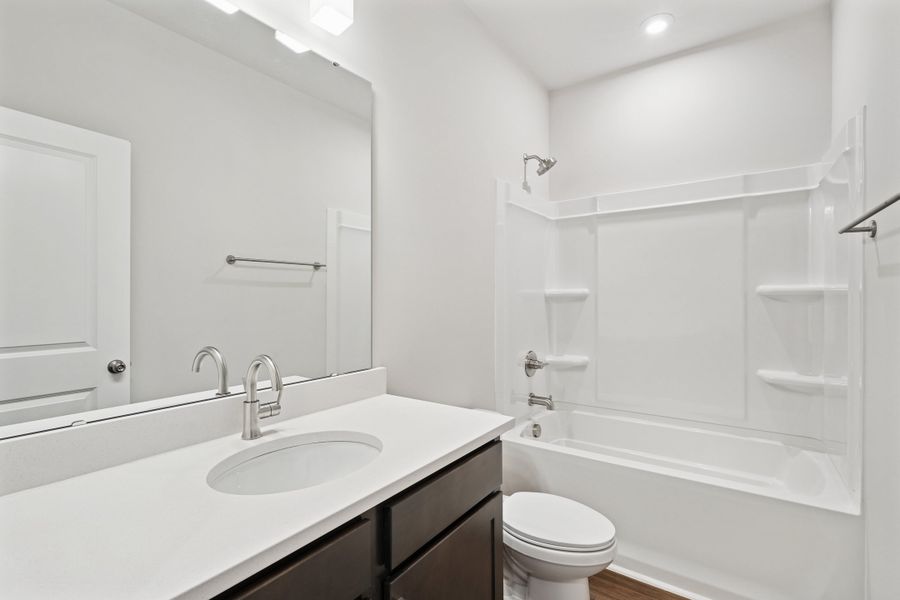 Furnished interior view inside a new home in Holding Village, Wake Forest (Image 3). Furnished interior view inside a new home in Holding Village, Wake Forest (Image 3).
