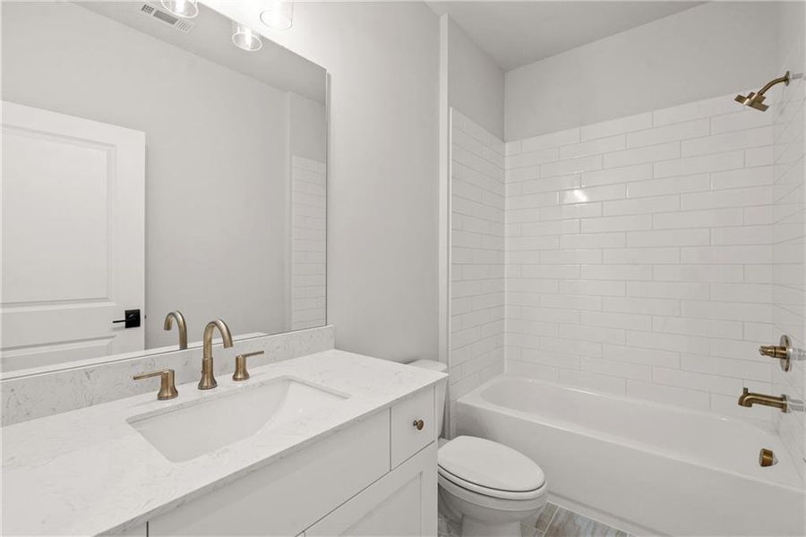 Furnished interior view inside a new home in Waterside Townhomes, Peachtree Corners (Image 9).