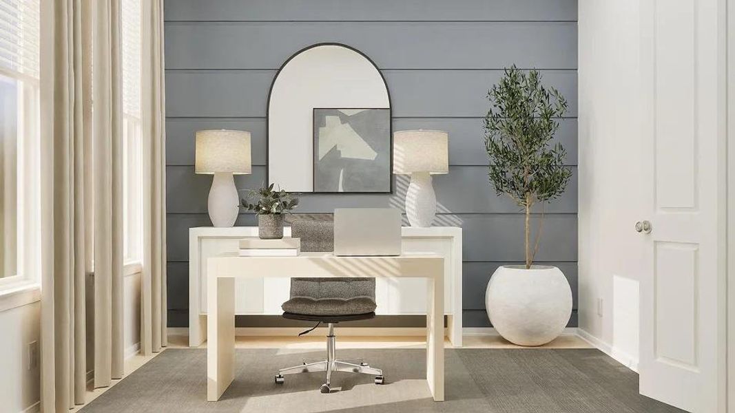 Furnished interior view inside a new home in Cotton Brook, Hutto (Image 12). Furnished interior view inside a new home in Cotton Brook, Hutto (Image 12).