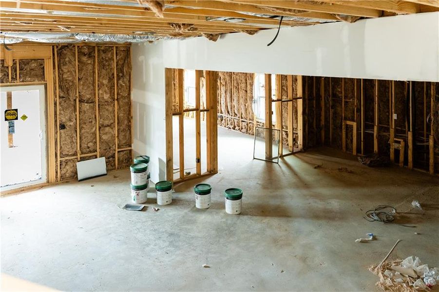 In-progress construction of a new home in , Atlanta, GA (Image 80).