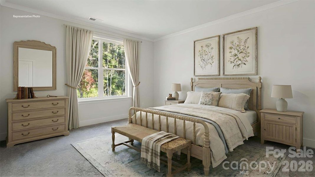 Furnished interior view inside a new home in Westport, York (Image 3).