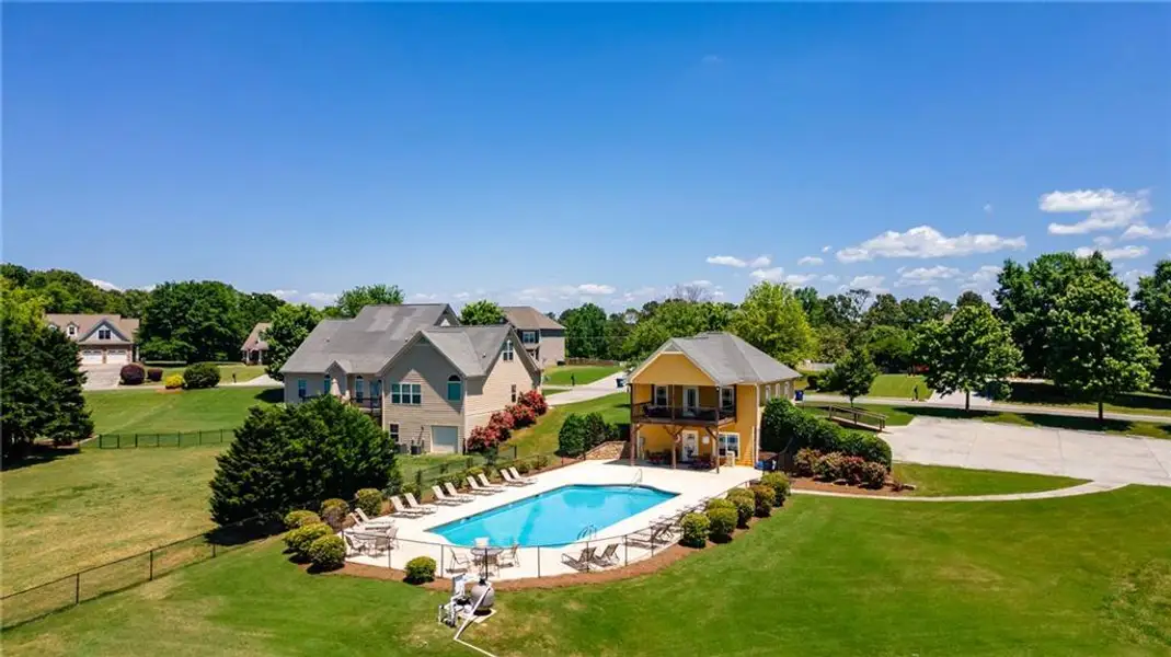 Aerial view of the The Landing at Miller’s Ferry community in Adairsville, GA, showing layout and nearby surroundings (Image 2). Aerial view of the The Landing at Miller’s Ferry community in Adairsville, GA, showing layout and nearby surroundings (Image 2).