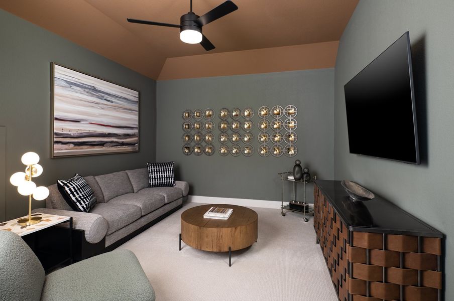 Representative furnished interior of a home built from the Hathaway by Ashton Woods in Provence 70s, Austin (Image 13).