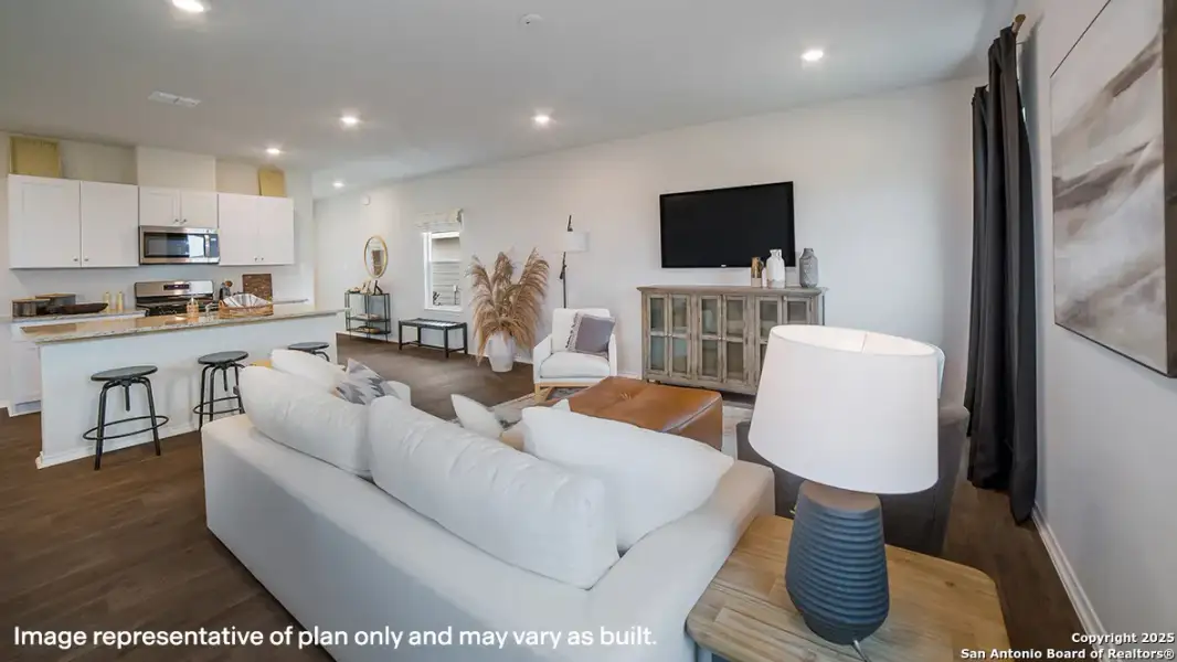 Furnished interior view inside a new home in , San Antonio (Image 4).