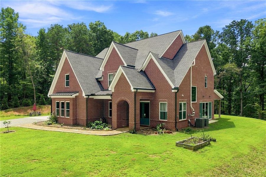 Front exterior of a new home in , Dawsonville, GA, highlighting curb appeal (Image 31).