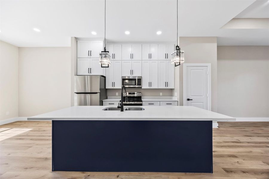 Furnished interior view inside a new home in , Houston (Image 8).