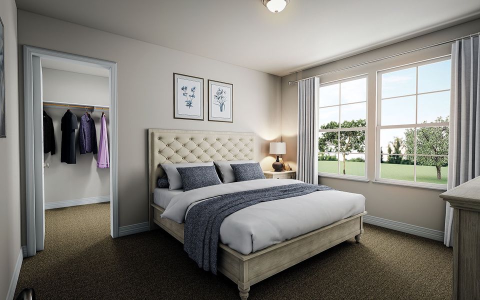 Furnished interior view inside a new home in Mason Woods, Cypress (Image 10). Furnished interior view inside a new home in Mason Woods, Cypress (Image 10).