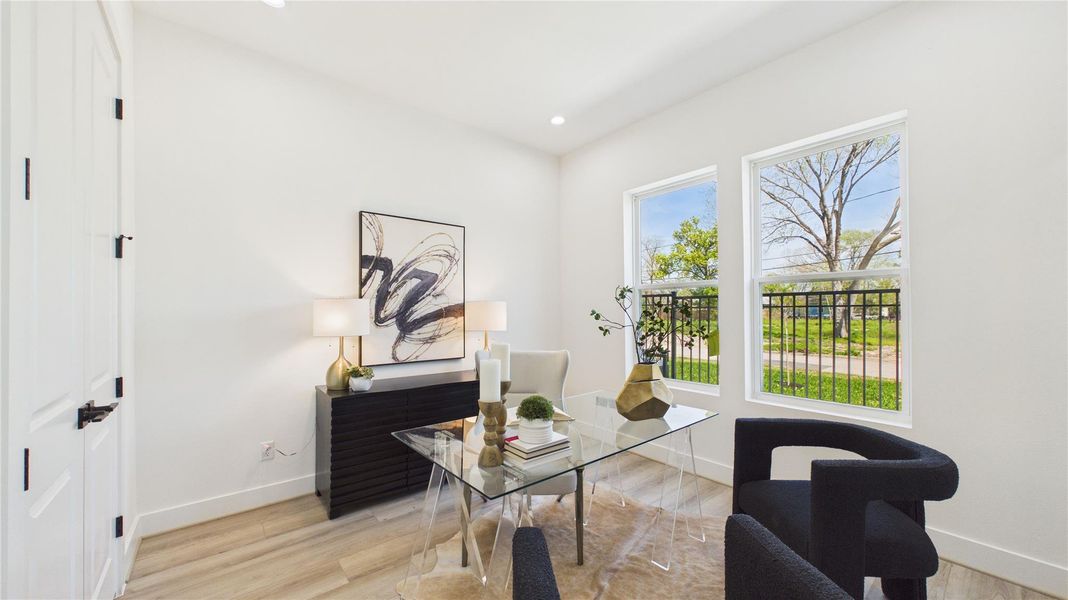 Furnished interior view inside a new home in , Houston (Image 8). Furnished interior view inside a new home in , Houston (Image 8).