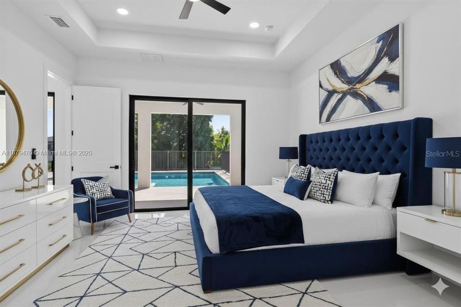 Furnished interior view inside a new home in , Cape Coral (Image 10).