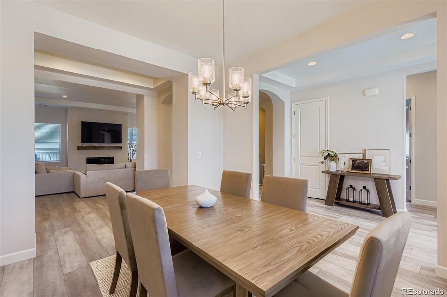 Furnished interior view inside a new home in , Castle Rock (Image 9).