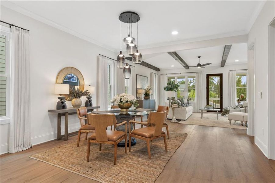 Furnished interior view inside a new home in Archerfield, Smyrna (Image 6).