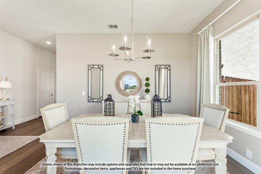 Furnished interior view inside a new home in Eagle Glen, Alvarado (Image 4).