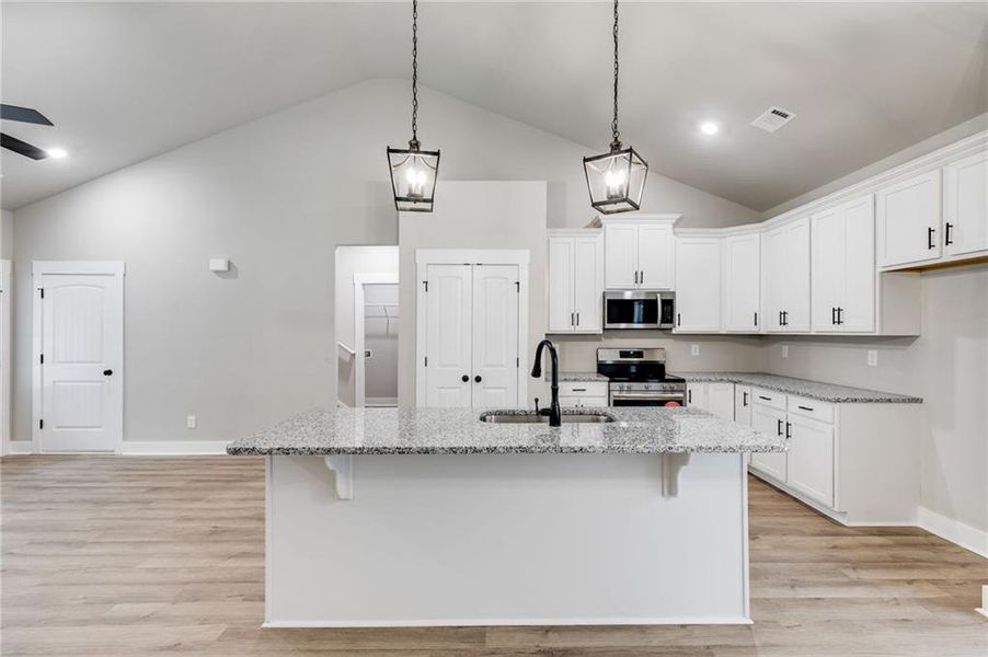 Furnished interior view inside a new home in , Buchanan (Image 19).