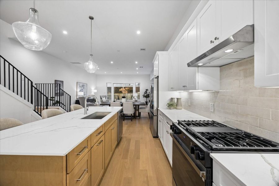 Furnished interior view inside a new home in West 21st Residences, Houston (Image 29).
