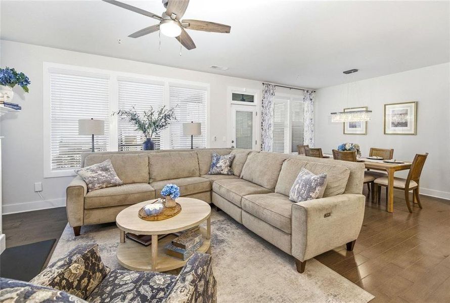 Furnished interior view inside a new home in , Cumming (Image 41).