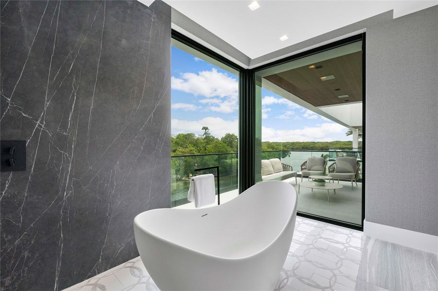 Furnished interior view inside a new home in , Boca Raton (Image 5).